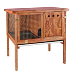 Ware Deluxe Rabbit Hutch with Slide Out Tray 01503