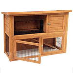 Meadow Lodge The Lodge Rabbit Hutch 36.25"W x 17.75"D x 34"H Item #19756 Rosewood Pet Products