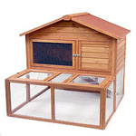 Meadow Lodge The Manor XL Rabbit Hutch 49.25"W x 50.5"D x 45.25"H Item #19759 Rosewood Pet Products