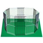 Ware Small Animal PlayPen with Mat 76" Dia. x 12"H Item #00719