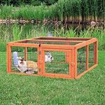 Trixie Outdoor Rabbit Run with Cover 45.75"W x 43"D x 19"H Item #62281
